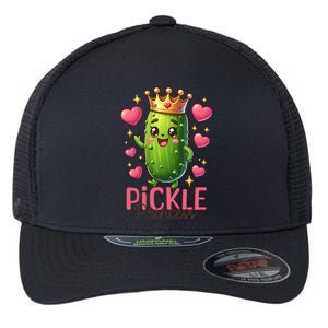 Pickle Princess Funny Pickle Cucumber Gift Flexfit Unipanel Trucker Cap