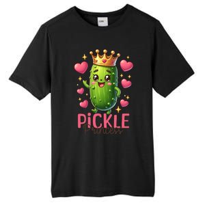 Pickle Princess Funny Pickle Cucumber Gift Tall Fusion ChromaSoft Performance T-Shirt