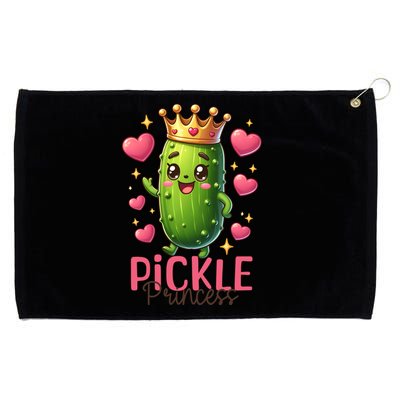 Pickle Princess Funny Pickle Cucumber Gift Grommeted Golf Towel