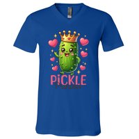 Pickle Princess Funny Pickle Cucumber Gift V-Neck T-Shirt