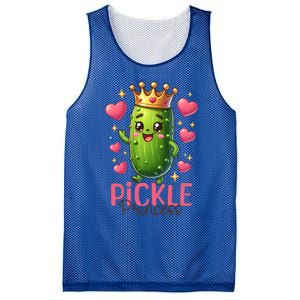 Pickle Princess Funny Pickle Cucumber Gift Mesh Reversible Basketball Jersey Tank