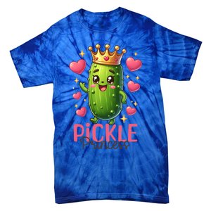 Pickle Princess Funny Pickle Cucumber Gift Tie-Dye T-Shirt