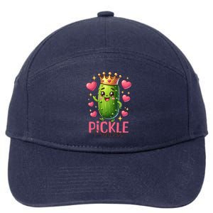 Pickle Princess Funny Pickle Cucumber Gift 7-Panel Snapback Hat