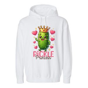 Pickle Princess Funny Pickle Cucumber Gift Garment-Dyed Fleece Hoodie