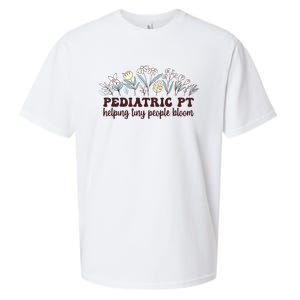 Pediatric PT Flowers Pediatric Physical Therapy Sueded Cloud Jersey T-Shirt