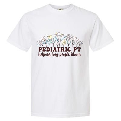 Pediatric PT Flowers Pediatric Physical Therapy Garment-Dyed Heavyweight T-Shirt