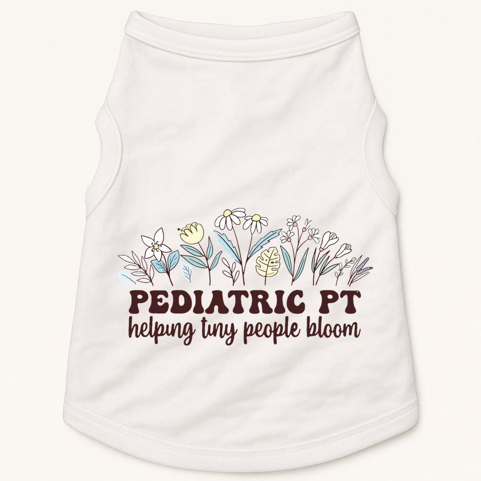 Pediatric PT Flowers Pediatric Physical Therapy Doggie Tank