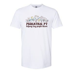 Pediatric PT Flowers Pediatric Physical Therapy Softstyle CVC T-Shirt