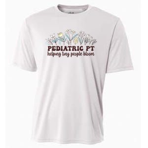 Pediatric PT Flowers Pediatric Physical Therapy Cooling Performance Crew T-Shirt