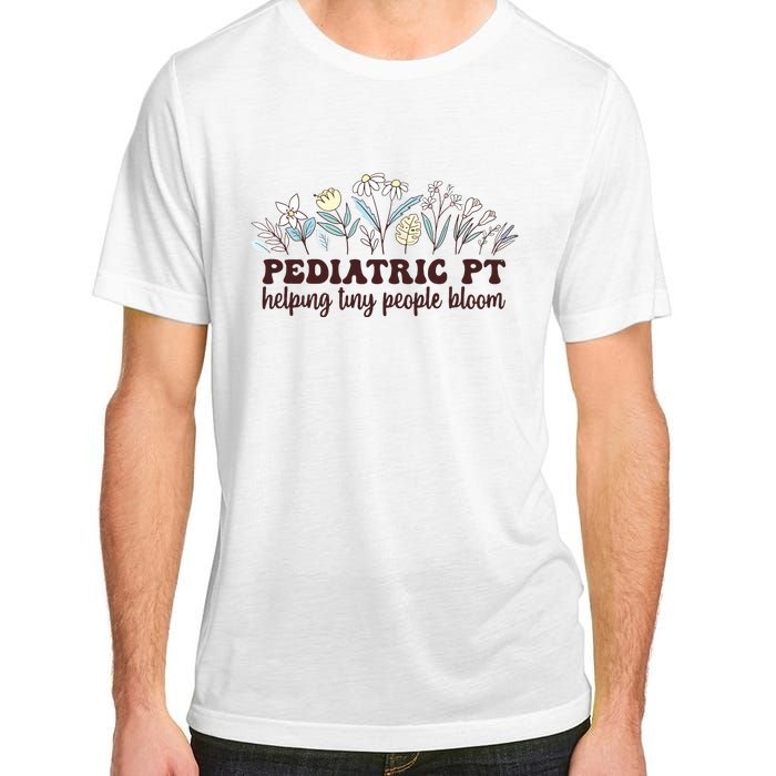 Pediatric PT Flowers Pediatric Physical Therapy Adult ChromaSoft Performance T-Shirt