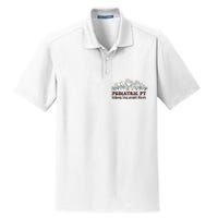 Pediatric PT Flowers Pediatric Physical Therapy Dry Zone Grid Polo