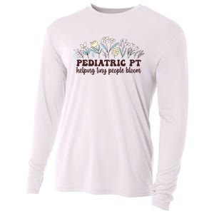 Pediatric PT Flowers Pediatric Physical Therapy Cooling Performance Long Sleeve Crew