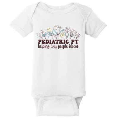 Pediatric PT Flowers Pediatric Physical Therapy Baby Bodysuit