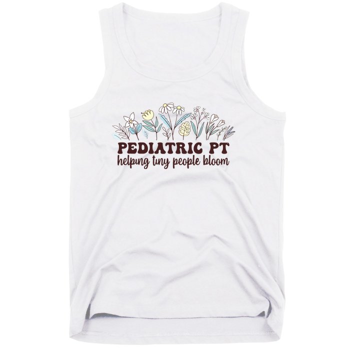 Pediatric PT Flowers Pediatric Physical Therapy Tank Top