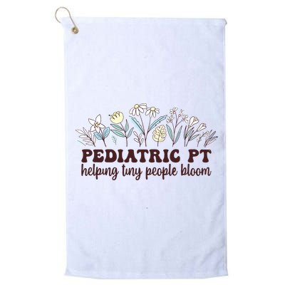 Pediatric PT Flowers Pediatric Physical Therapy Golf Towel