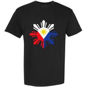 Proud Pinoy Filipino Pride Philippines Flag Garment-Dyed Heavyweight T-Shirt