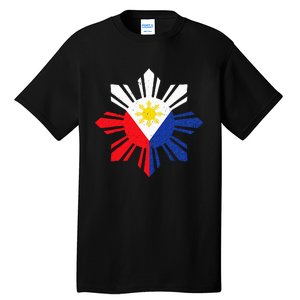 Proud Pinoy Filipino Pride Philippines Flag Tall T-Shirt