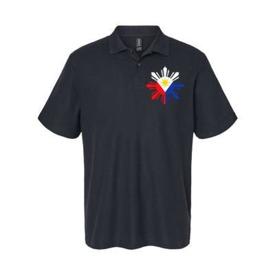 Proud Pinoy Filipino Pride Philippines Flag Softstyle Adult Sport Polo