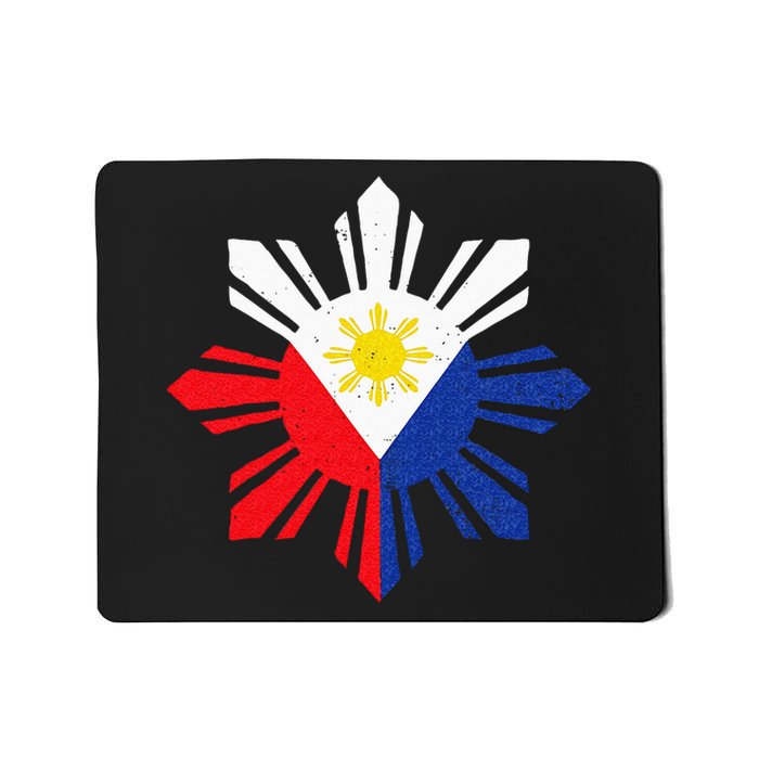 Proud Pinoy Filipino Pride Philippines Flag Mousepad