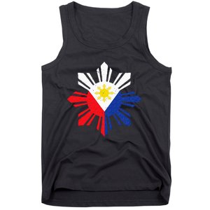 Proud Pinoy Filipino Pride Philippines Flag Tank Top