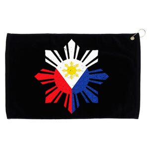 Proud Pinoy Filipino Pride Philippines Flag Grommeted Golf Towel