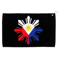 Proud Pinoy Filipino Pride Philippines Flag Grommeted Golf Towel