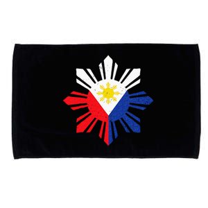 Proud Pinoy Filipino Pride Philippines Flag Microfiber Hand Towel