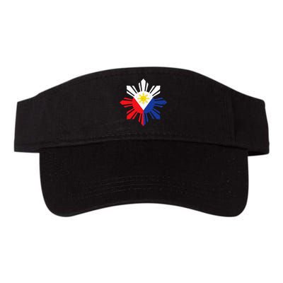 Proud Pinoy Filipino Pride Philippines Flag Valucap Bio-Washed Visor