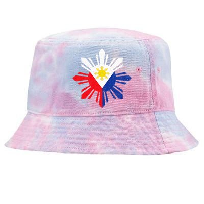 Proud Pinoy Filipino Pride Philippines Flag Tie-Dyed Bucket Hat