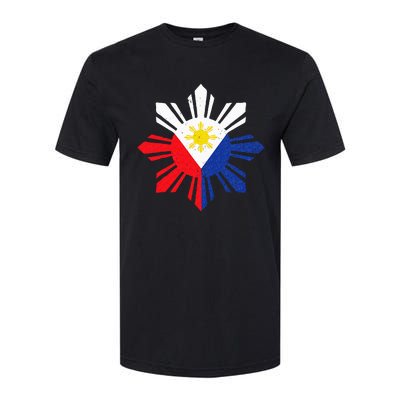 Proud Pinoy Filipino Pride Philippines Flag Softstyle® CVC T-Shirt