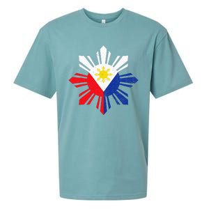 Proud Pinoy Filipino Pride Philippines Flag Sueded Cloud Jersey T-Shirt