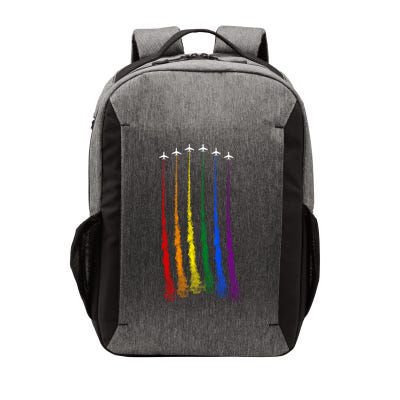 Plane Pride Flag Rainbow LGBT LGBTQ Pride Month Pride Ally Vector Backpack