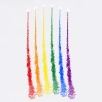 Plane Pride Flag Rainbow LGBT LGBTQ Pride Month Pride Ally Garment-Dyed Sweatshirt