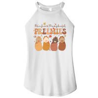 Pacifiers Pumpkins & Freemies Fall Nicu Nurse Halloween Women’s Perfect Tri Rocker Tank