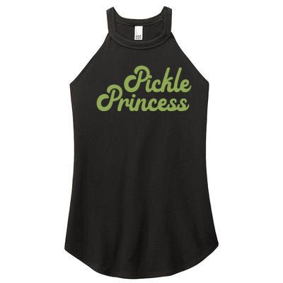 Pickle Princess Funny Cute Lover Women’s Perfect Tri Rocker Tank