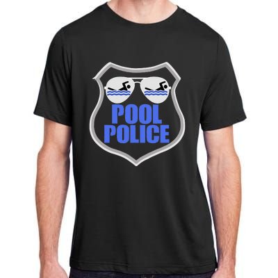 Pool Police Funny Lifeguarding Gift For Lifeguard Adult ChromaSoft Performance T-Shirt