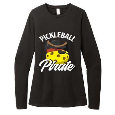 Pickleball Pirate Funny Athletic Sports Enthusiast Womens CVC Long Sleeve Shirt