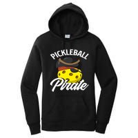 Pickleball Pirate Funny Athletic Sports Enthusiast Women's Pullover Hoodie