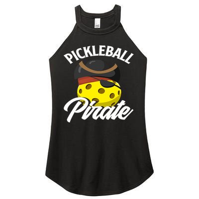 Pickleball Pirate Funny Athletic Sports Enthusiast Women's Perfect Tri Rocker Tank