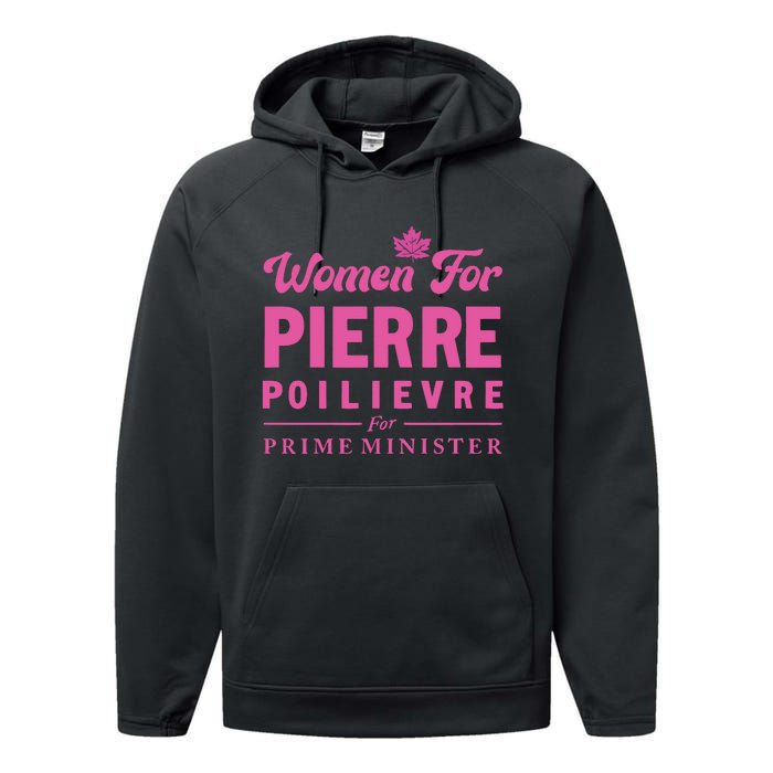 Pierre Poilievre For Prime Minister Performance Fleece Hoodie