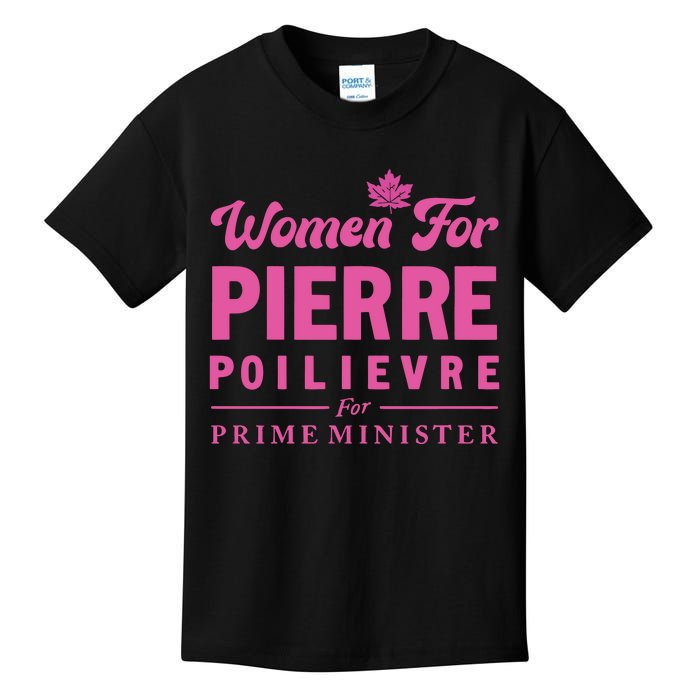 Pierre Poilievre For Prime Minister Kids T-Shirt