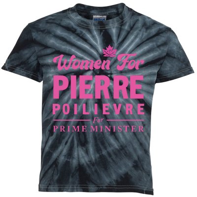 Pierre Poilievre For Prime Minister Kids Tie-Dye T-Shirt