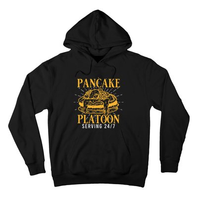 Pancake Platoon Football Lineman Hoodie