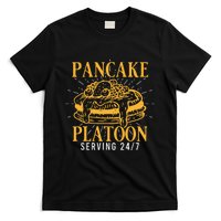 Pancake Platoon Football Lineman T-Shirt