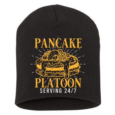 Pancake Platoon Football Lineman Short Acrylic Beanie