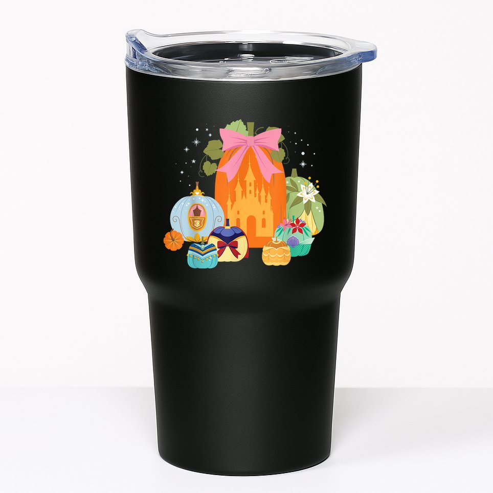 Princess Pumpkins Fall Princesses And Pumpkin Castle Tumbler