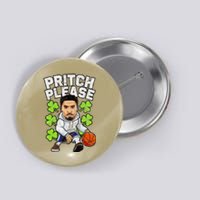 Pritch Please Funny St. PatrickS Day Basketball Player Button