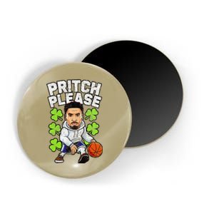 Pritch Please Funny St. PatrickS Day Basketball Player Magnet