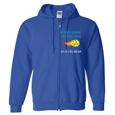 Pickelball Pun Funny Gift For Pickleball Lovers Full Zip Hoodie