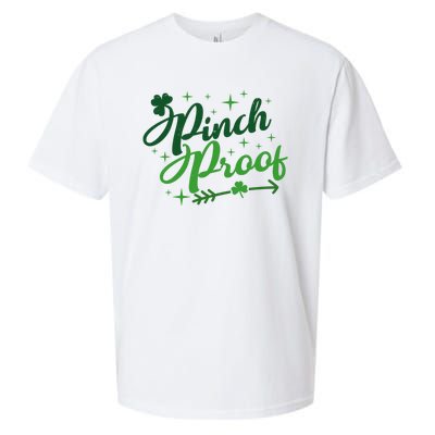 Pinch Proof Funny St Patrick's Day Holiday Sueded Cloud Jersey T-Shirt